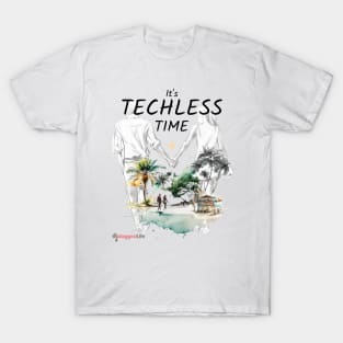 Techless Time Beach Tropical Island Lovers T-Shirt